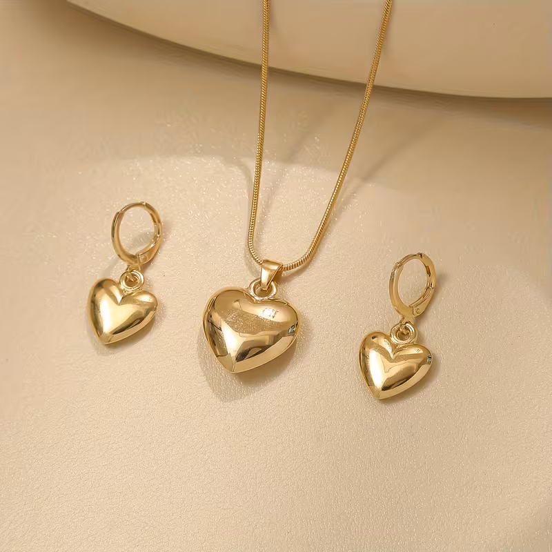 1 Collar + 2 Aretes con Colgante